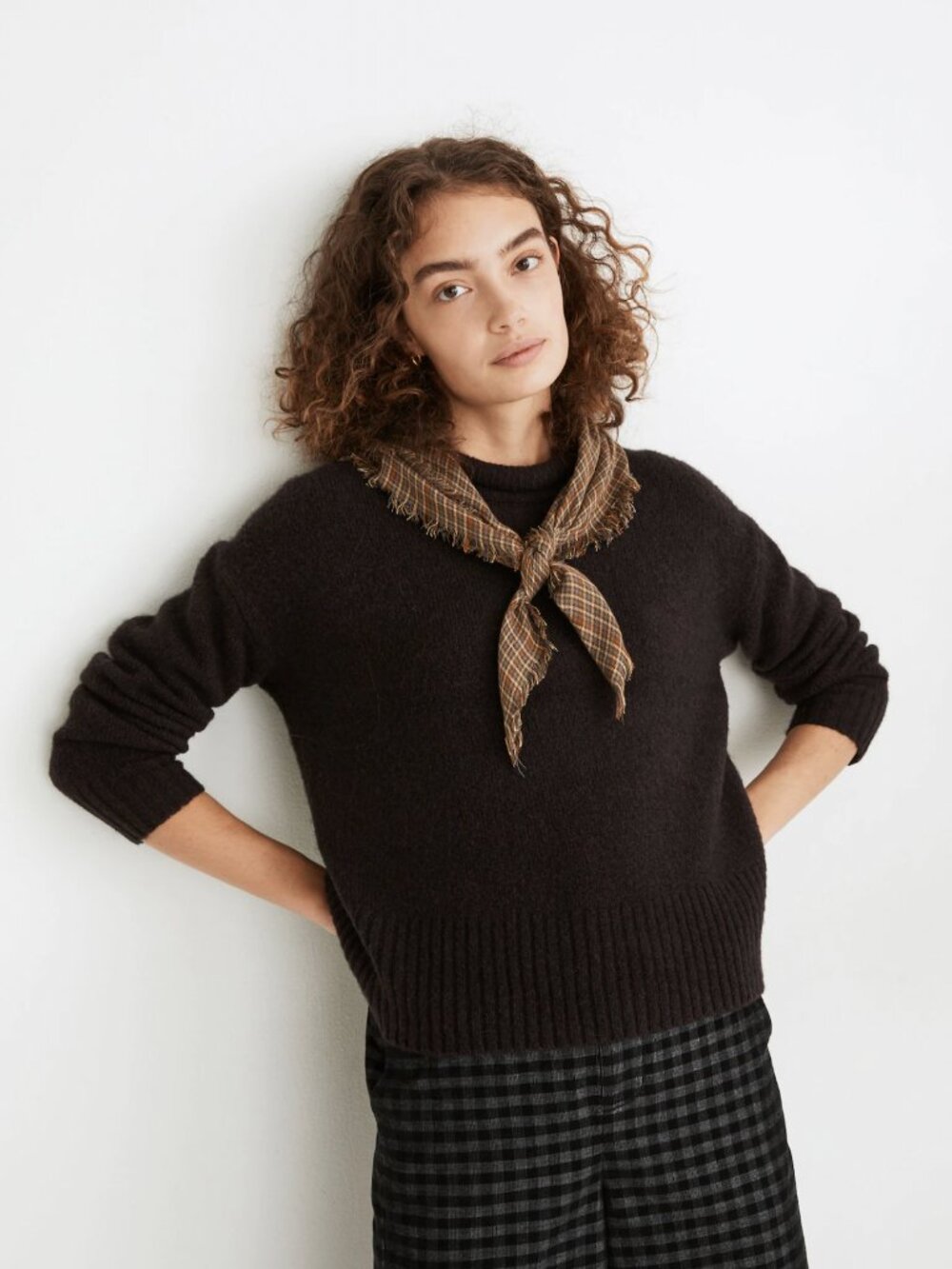 Madewell Fulton Pullover Sweater | Color HEATHER RAISIN | Size XXS